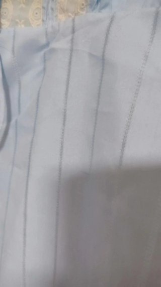 Camisón azul mujer con encaje