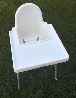 Trona Ikea Antilop con bandeja y cojín