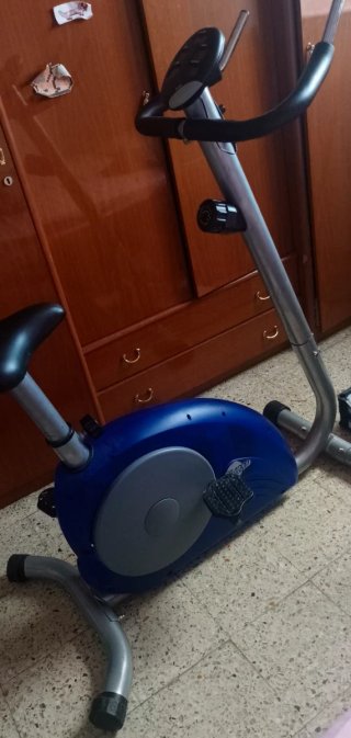 Bicicleta Estática Azul