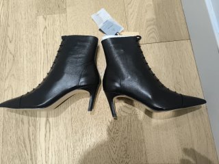 Botines Zara mujer T38 negros