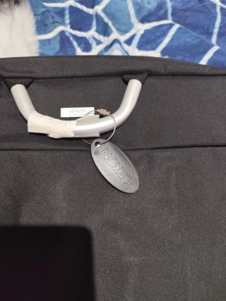 Maletín de trabajo para portátil negro, 8 bolsillo