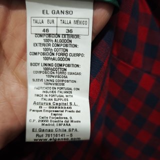 Blazer azul el GANSO