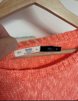 Jersey Bershka naranja M