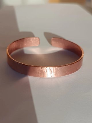Pulsera ajustable de cobre