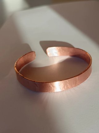 Pulsera ajustable de cobre