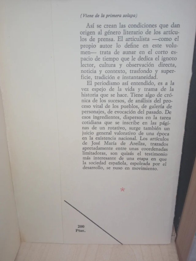 Lote José María de Areilza Memorias y artículos
