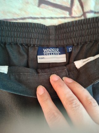 Pantalón corto uniforme escolar talla 12