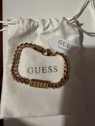Pulsera Guess Hombre Nueva Dorada