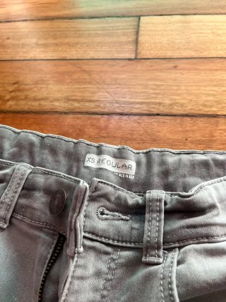 Pantalón corto vaquero gris hombre Talla XS