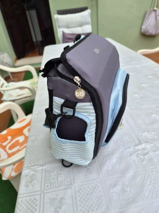 Trona de viaje portátil diseño elefantes