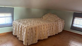 Somier 90cm con Colchón, edredon y Cojín
