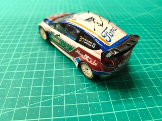 Coche Scalextric Ford Fiesta WRC Abu Dhabi
