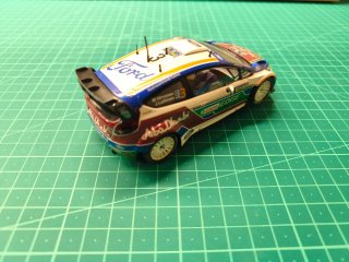 Coche Scalextric Ford Fiesta WRC Abu Dhabi