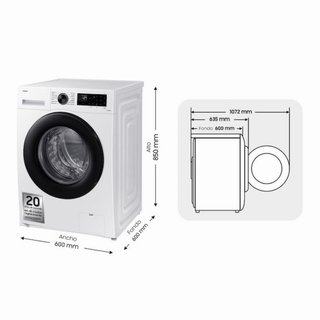 Lavadora Samsung 9kg 1400rpm