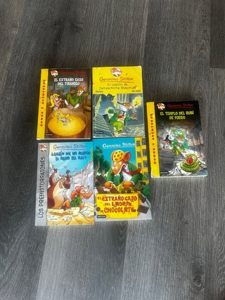 Lote libros Geronimo Stilton