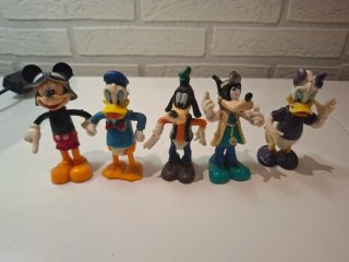 Figuras Disney Mickey, Donald, Goofy, Daisy