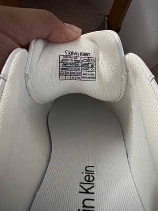 Zapatos Calvin Klein Originales Blancos