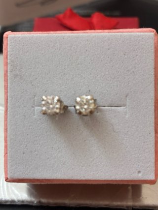 Pendientes Oro 18k 0.65 Ct Diamantes Naturales