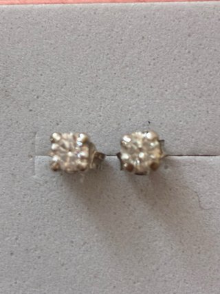 Pendientes Oro 18k 0.65 Ct Diamantes Naturales