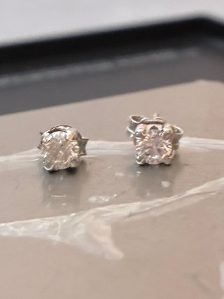 Pendientes Oro 18k 0.65 Ct Diamantes Naturales