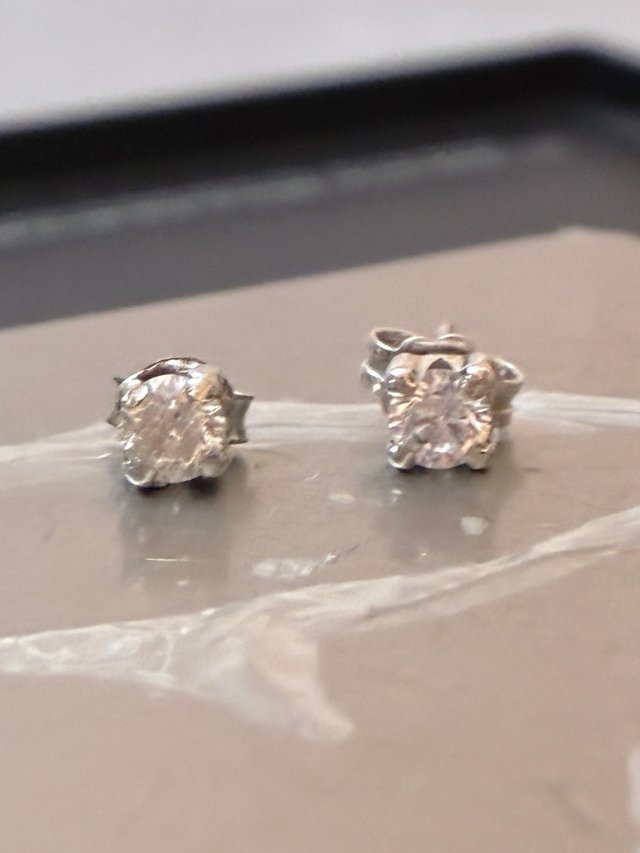 Pendientes Oro 18k 0.65 Ct Diamantes Naturales