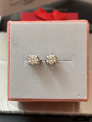Pendientes Oro 18k 0.65 Ct Diamantes Naturales