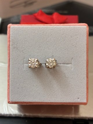 Pendientes Oro 18k 0.65 Ct Diamantes Naturales