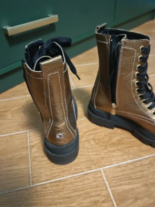 Botas Tommy Hilfiger Doradas