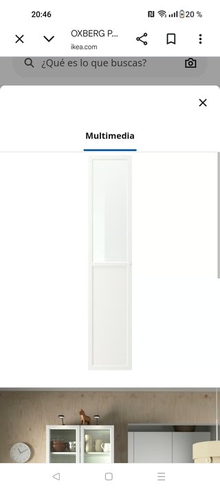 Puertas Oxberg para estantería Billy (Blanco)
