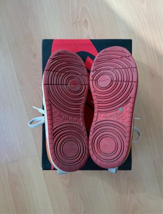 Nike Dunk Low Naranjas y Rojas