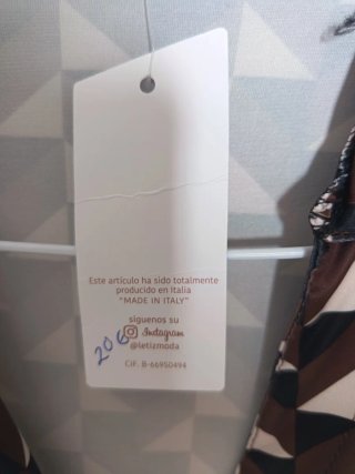 Vestido Letiz  Talla Única Estampado Geométrico