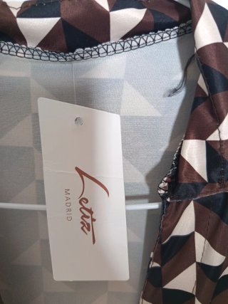 Vestido Letiz  Talla Única Estampado Geométrico