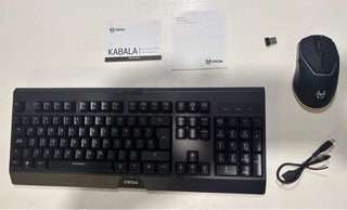 Krom Kabala Kit Teclado y Ratón RGB