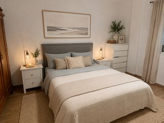 Cabecero Miranda BANAK 150cm Tela Madera