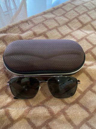 Gafas de sol aviador plateadas