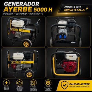 Generador Ayerbe 5000 H Gasolina
