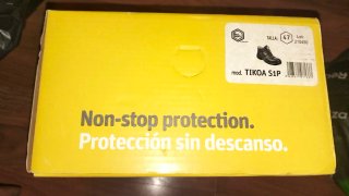 Botas de Seguridad Bee Work Negras y Amarillas