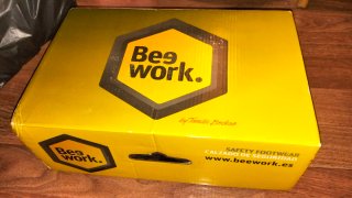 Botas de Seguridad Bee Work Negras y Amarillas