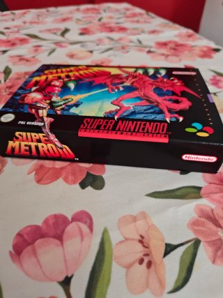 Caja Reemplazo Super Metroid SNES