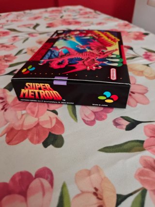 Caja Reemplazo Super Metroid SNES