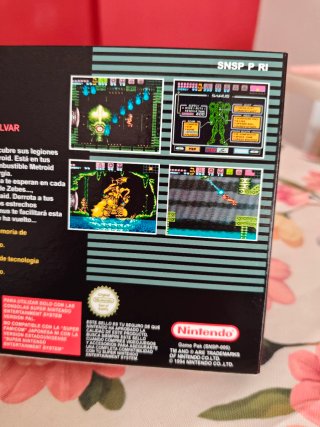 Caja Reemplazo Super Metroid SNES