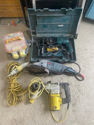 Lote Herramientas Eléctricas: Taladro, Amoladora