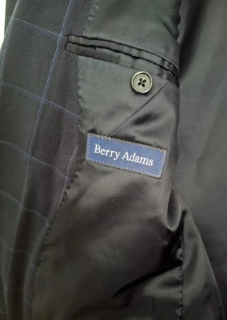 Giacca Uomo Berry Adams a Quadri Blu
