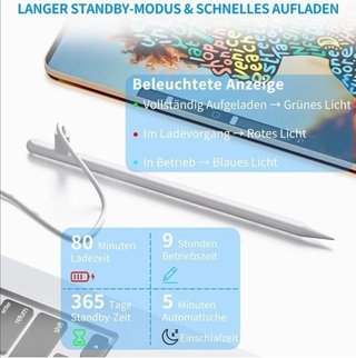 Lápiz capacitivo Bluetooth/Magnético para iPad. N
