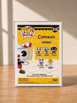 Funko Pop Cuphead #315 Walmart Exclusive + protect