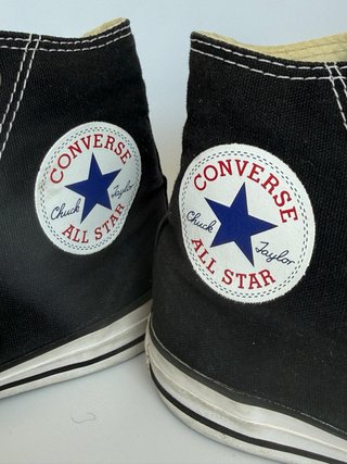 Converse Chuck Taylor Talla 37 Negras