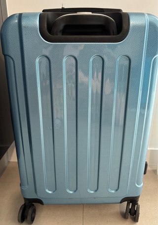 Maleta azul brillante 4 ruedas
