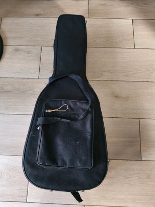 Funda de guitarra negra
