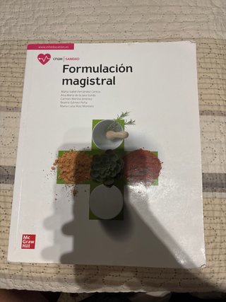 Libros de grado medio de farmacia