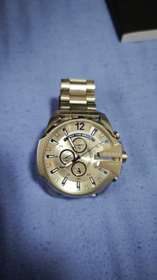 Reloj Diesel Cronógrafo Plata y Azul